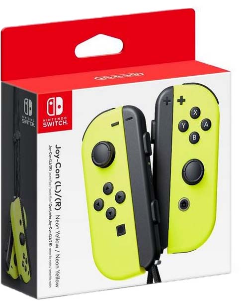 Switch Joy-Con (L)/(R) Neon Yellow by Nintendo