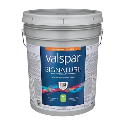 Signature Semi-Gloss Latex Tintable Paint, 5-Gallon by Valspar