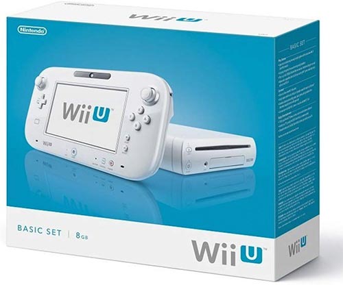 Wii U Console 8GB Basic Set - White (Renewed) by Nintendo