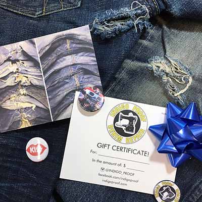 Gift certificate by Indigo Proof