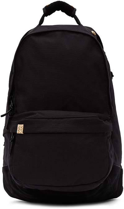 Black Cordura Suede 22L Backpack by visvim